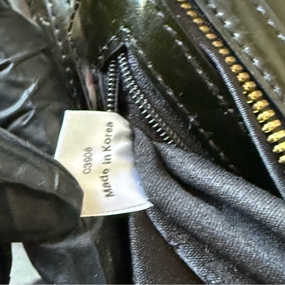 🤎MCM RARE PATENT LEATHER PAPILLON BAG/ DARK BROWN🤎 - Picture 9 of 13